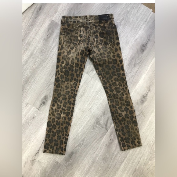 R13 Kate skinny leopard jeans. Size 25 $495 - Picture 10 of 10